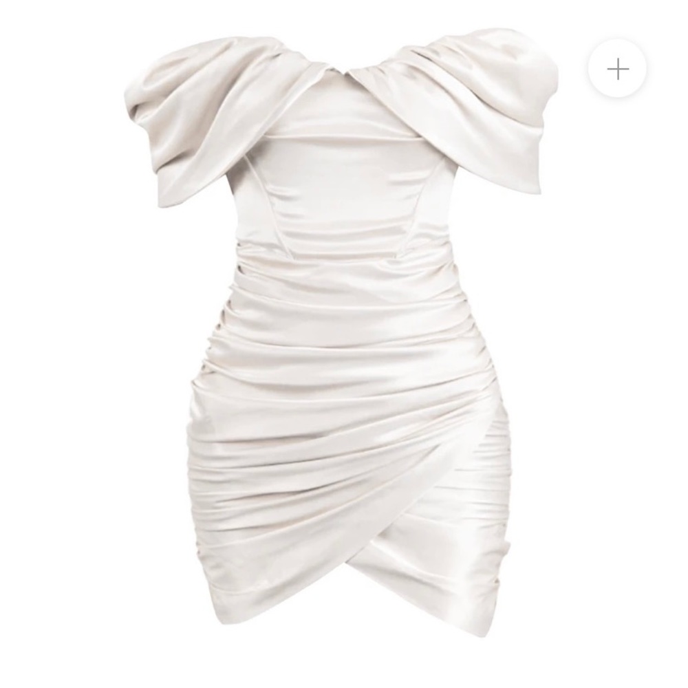LEAU Satin Corset Dress